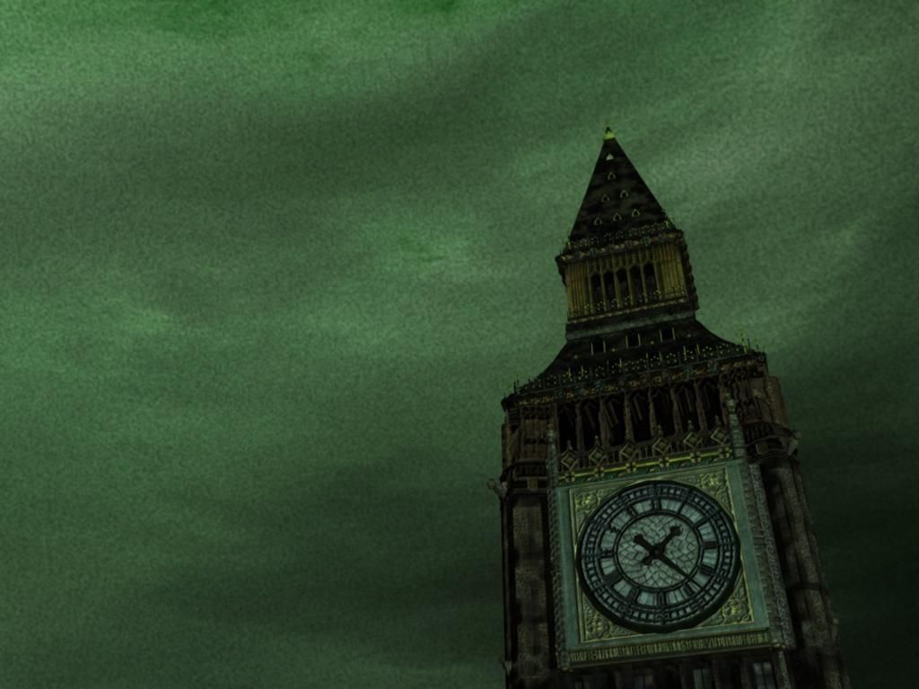 Big Ben Westminster Bridge gritty-style textures 3D model_1