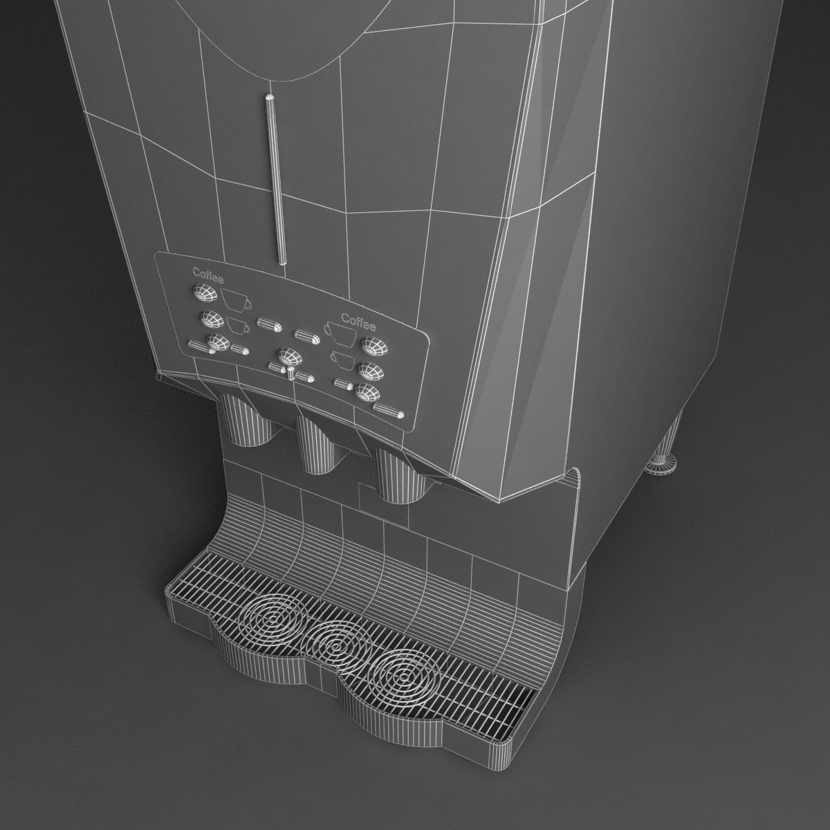 Nescafe alegria v-cafe coffee machine 3D model_5
