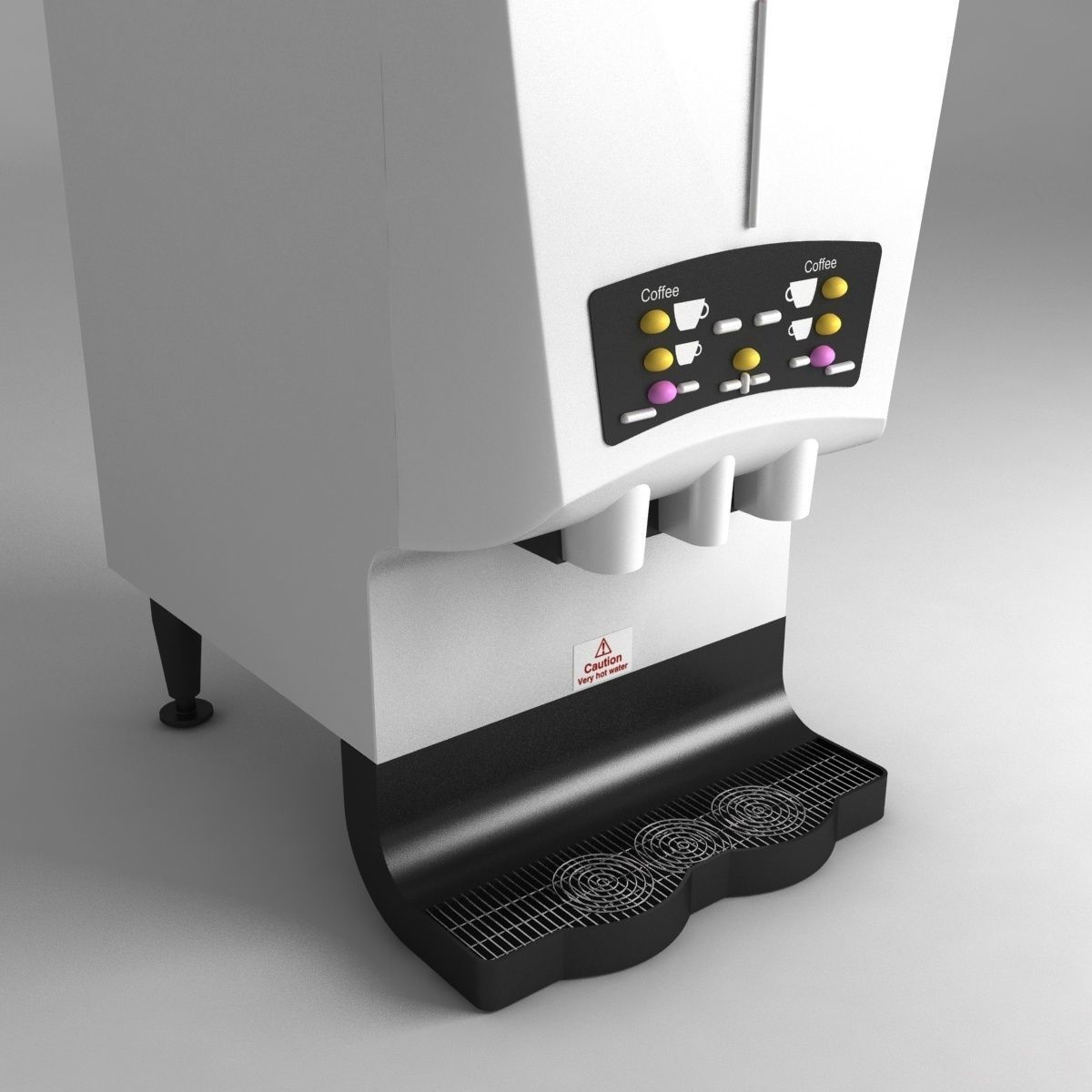Nescafe alegria v-cafe coffee machine 3D model_2