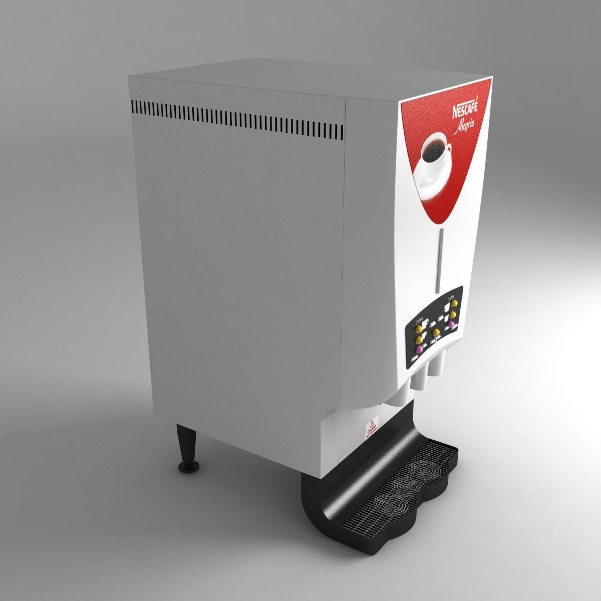 Nescafe alegria v-cafe coffee machine 3D model_1