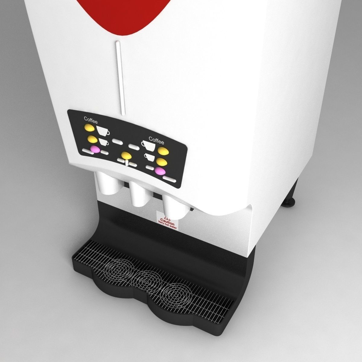 Nescafe alegria v-cafe coffee machine 3D model_3