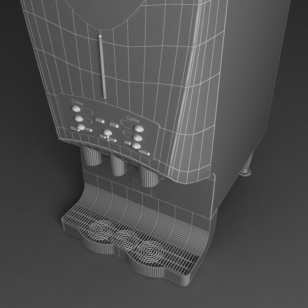 Nescafe alegria v-cafe coffee machine 3D model_6