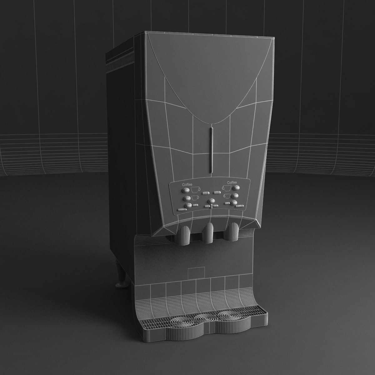 Nescafe alegria v-cafe coffee machine 3D model_8