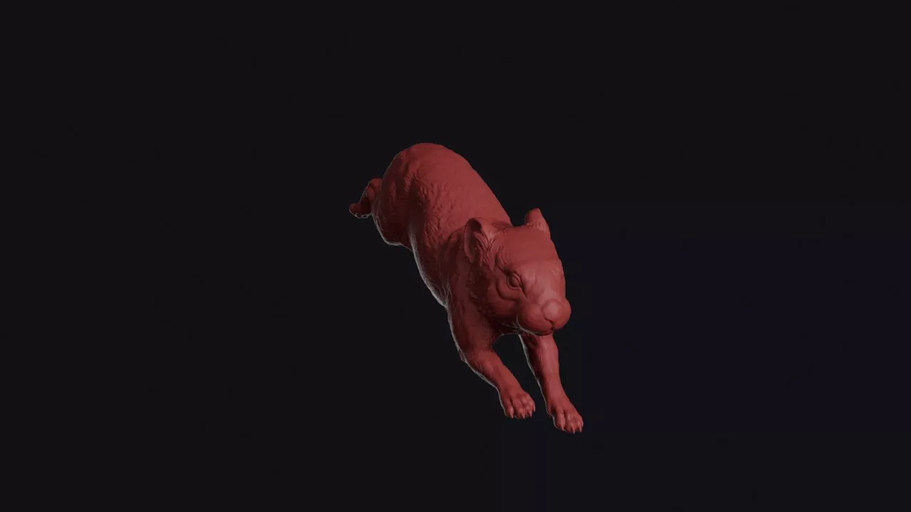 Hopping Pika 3D print model