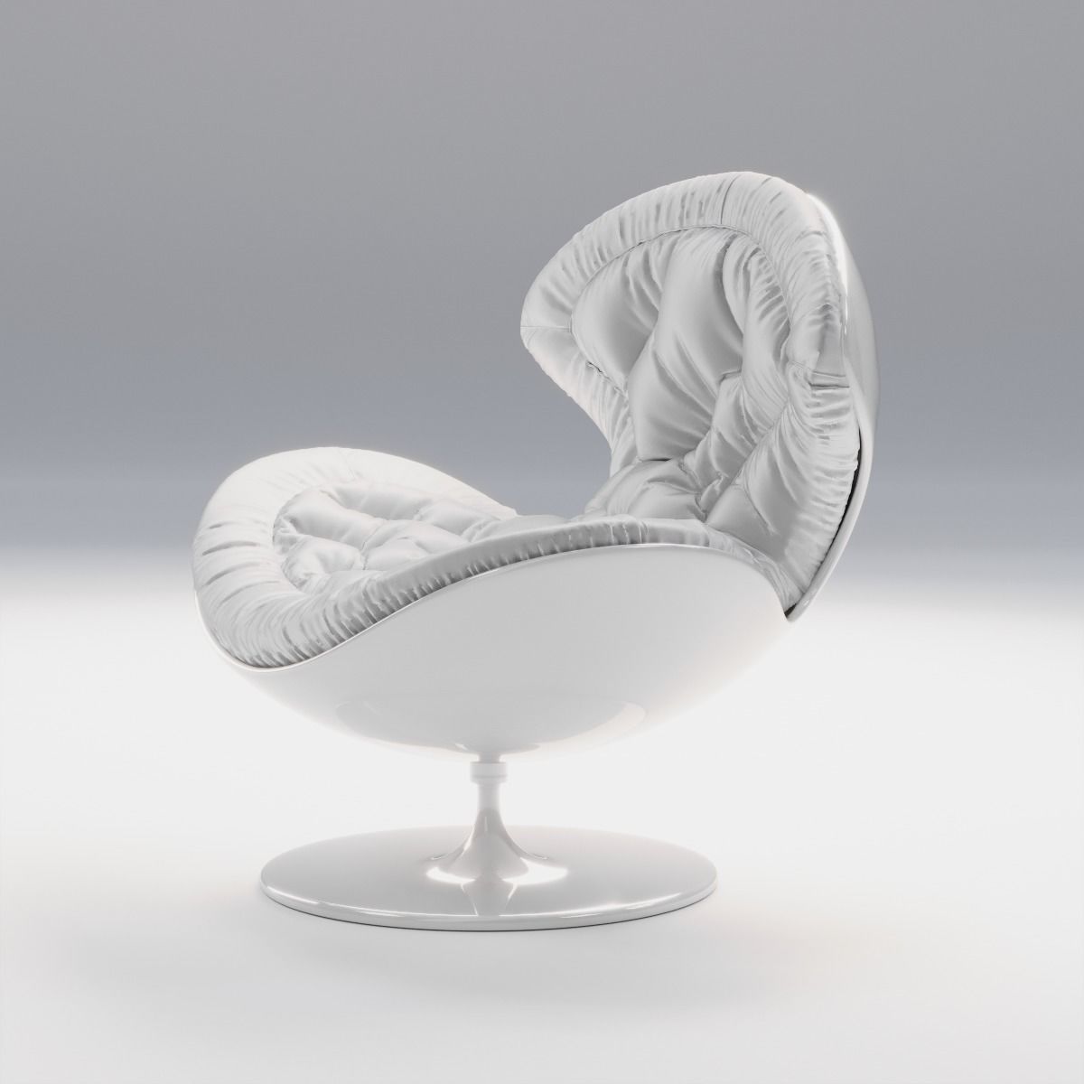 Giovannetti JETSONS armchair HD and Low-poly Low-poly 3D model_9