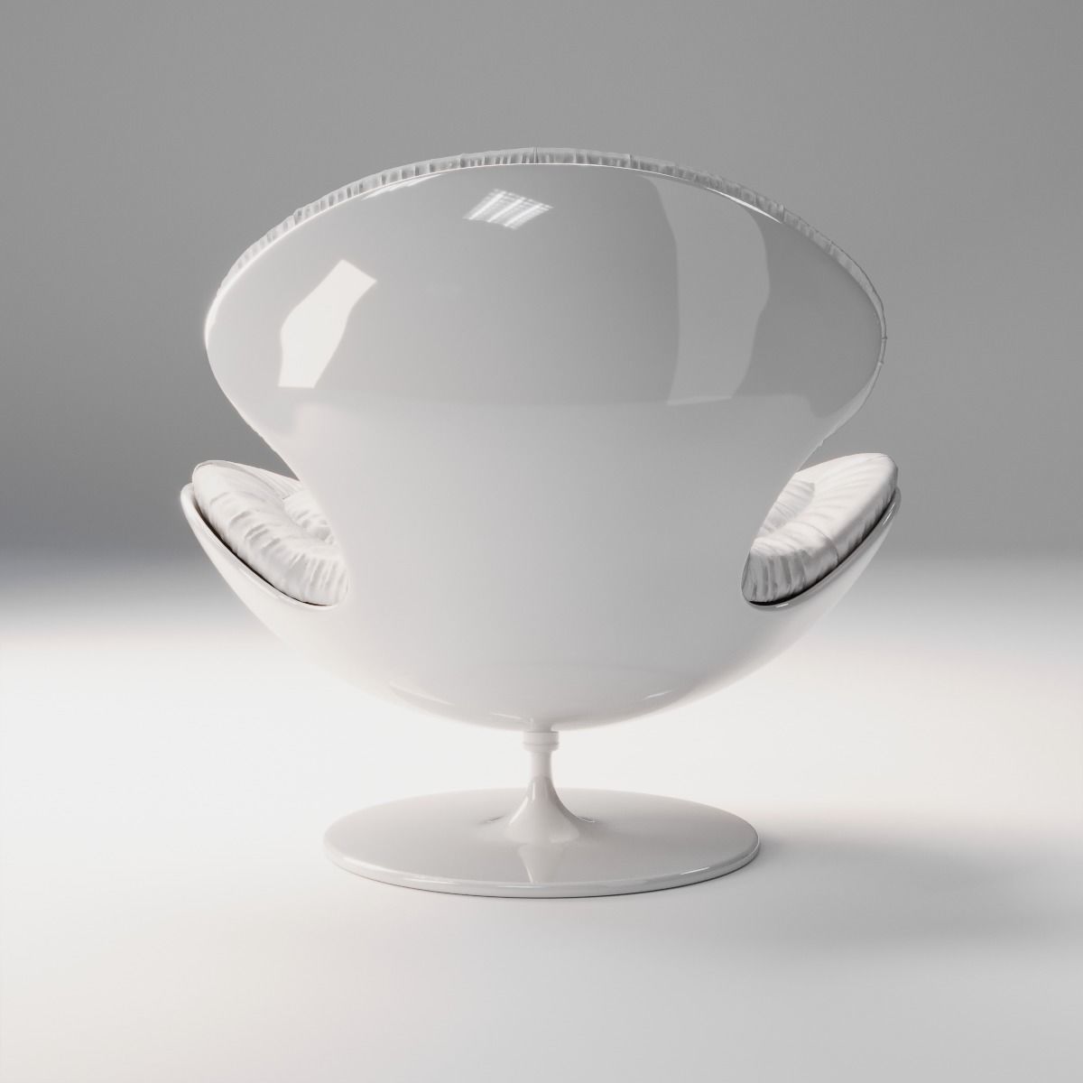 Giovannetti JETSONS armchair HD and Low-poly Low-poly 3D model_8