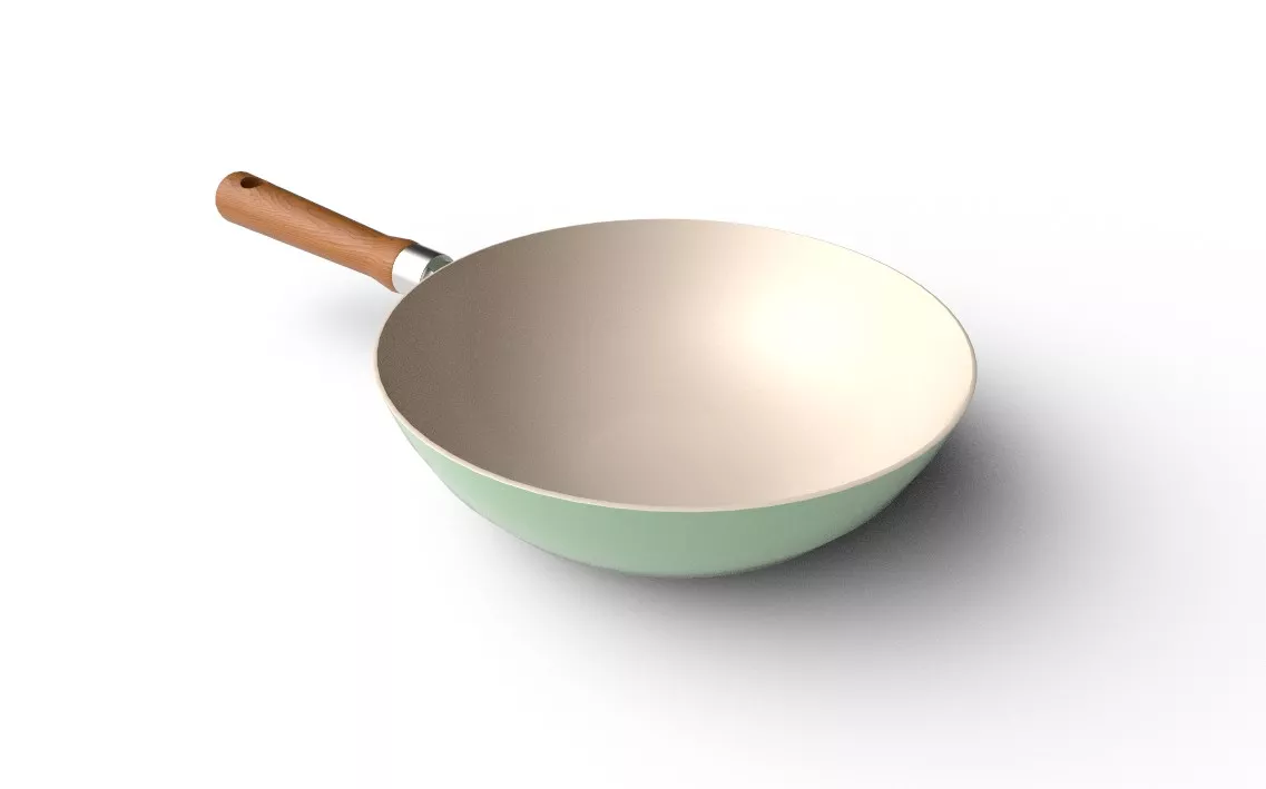 Non-Stick Wok M01 Low-poly 3D model