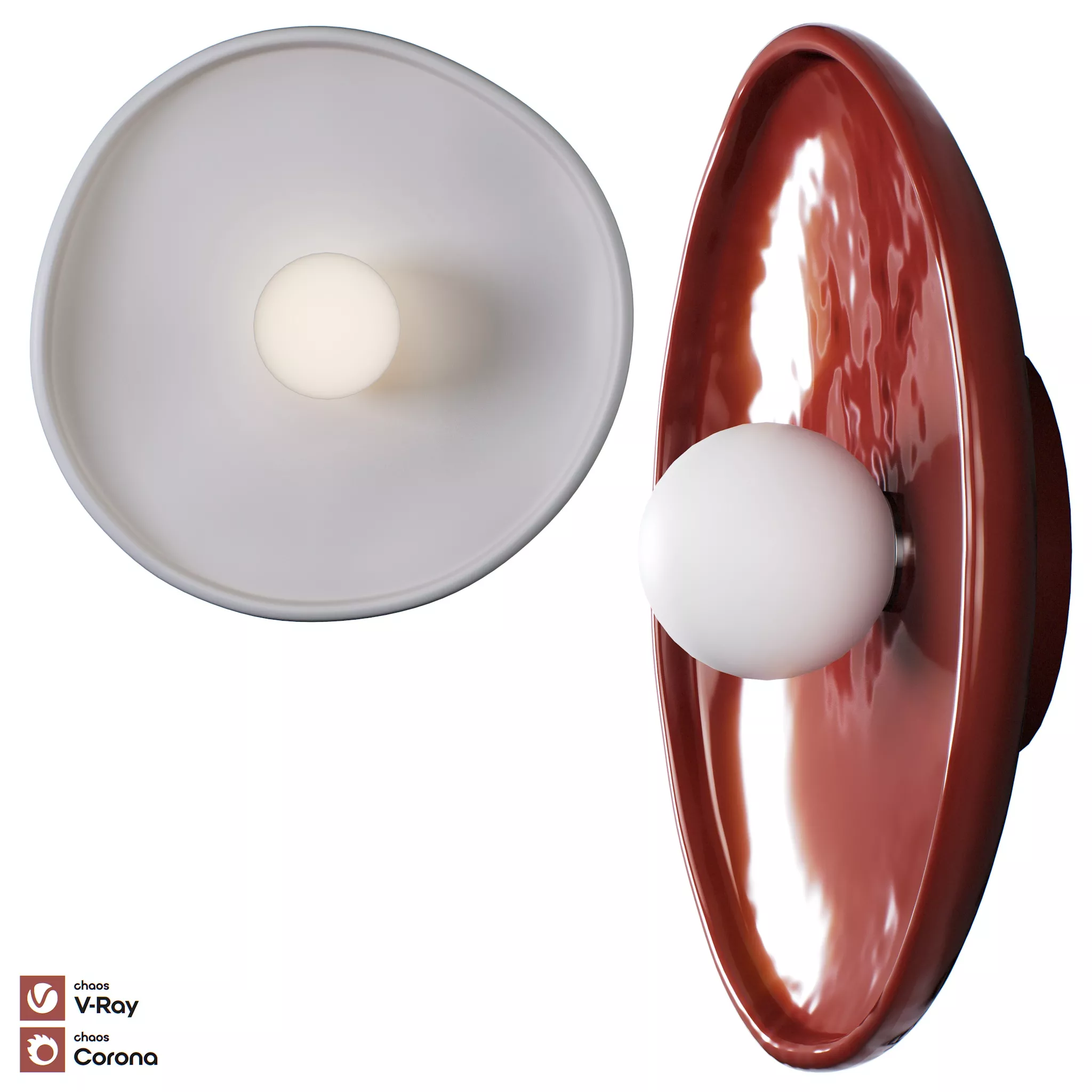 Polina Artamonova Wall Light Moon M 3D model
