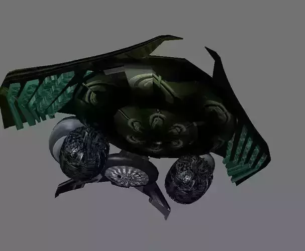 Futuristic Spacecraft 3D print model