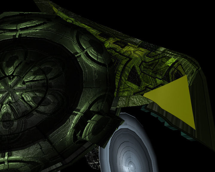Futuristic Spacecraft 3D print model_4