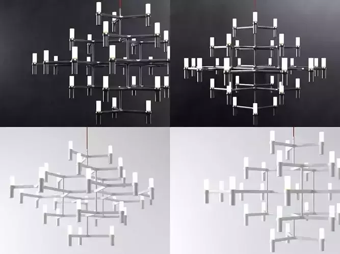 Crown molecule chandelier