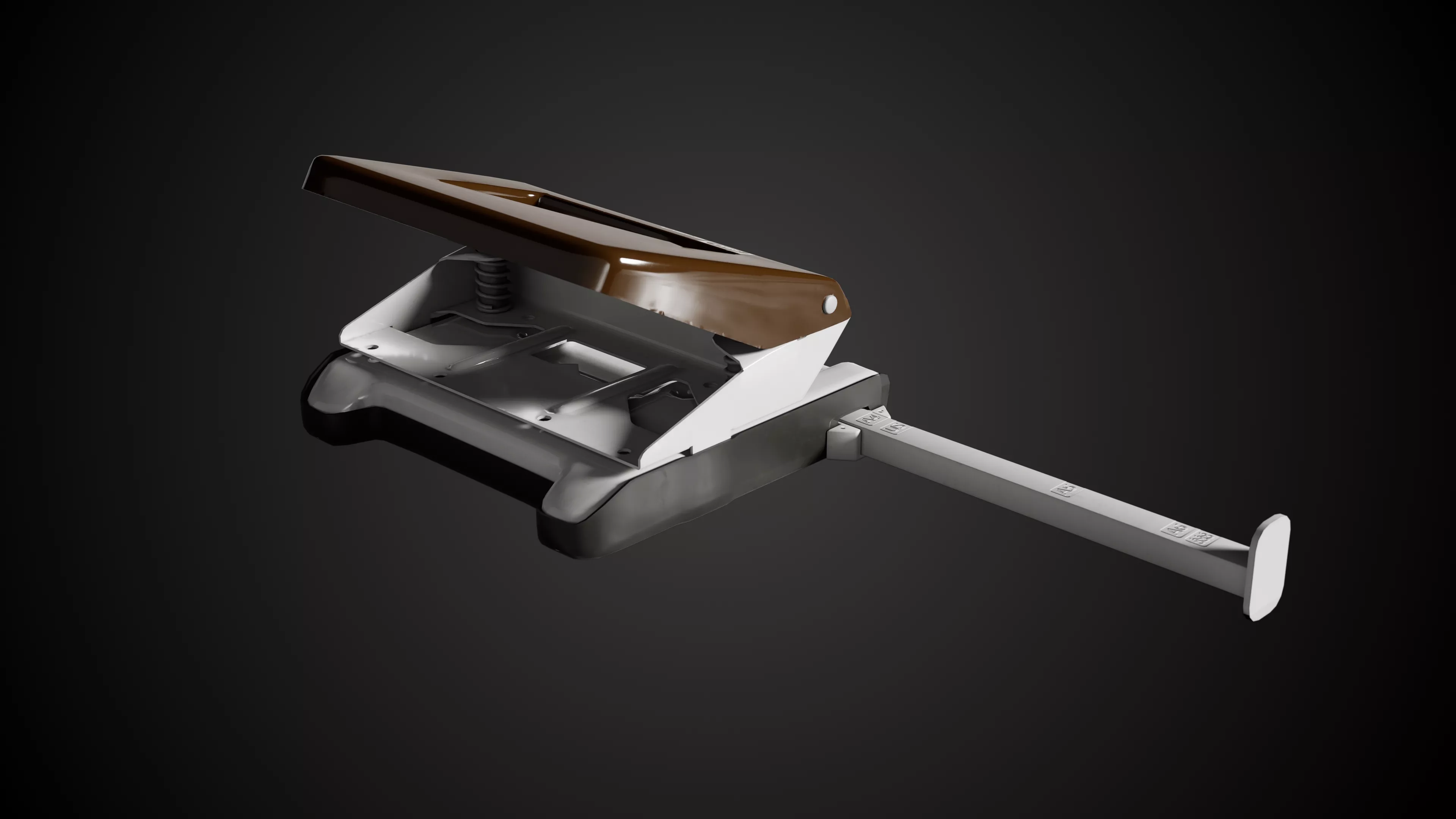 Paper Punch Low-poly 3D model