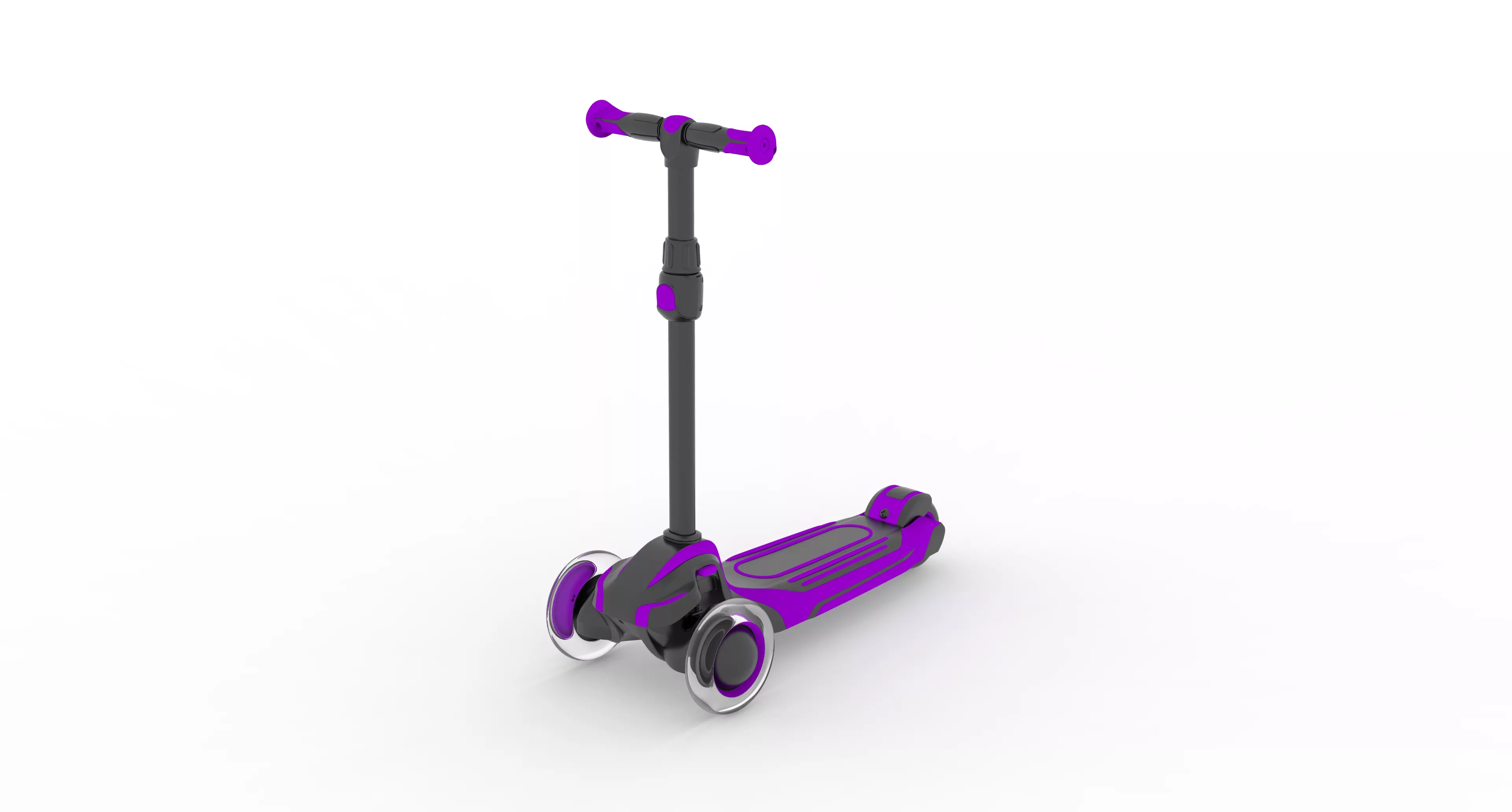 kick scooter Low-poly 3D model