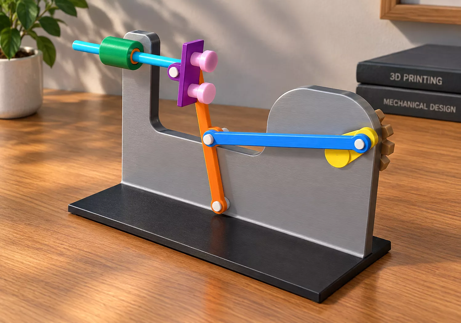 Pick and Place Machine Mechanical Linkage Decoration 3D print model