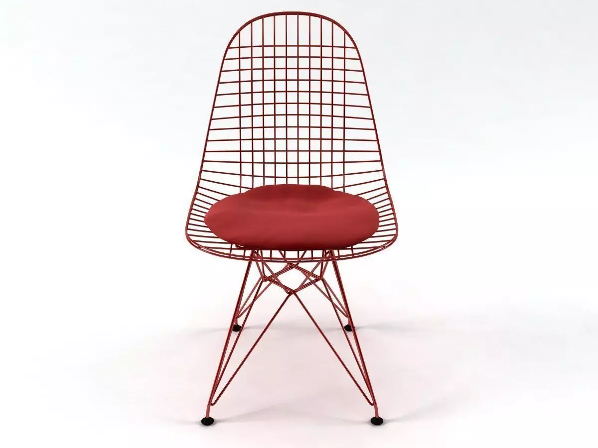 Wire Chair DKR 3D model_0