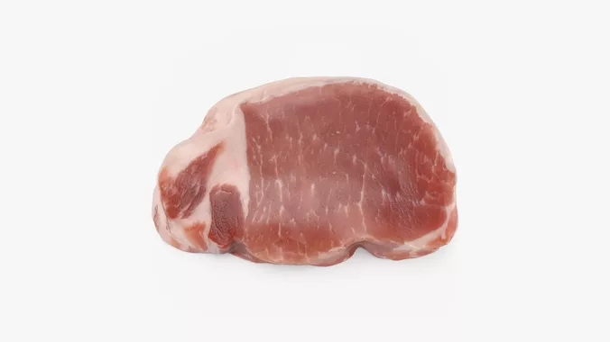Raw Pork Loin 02