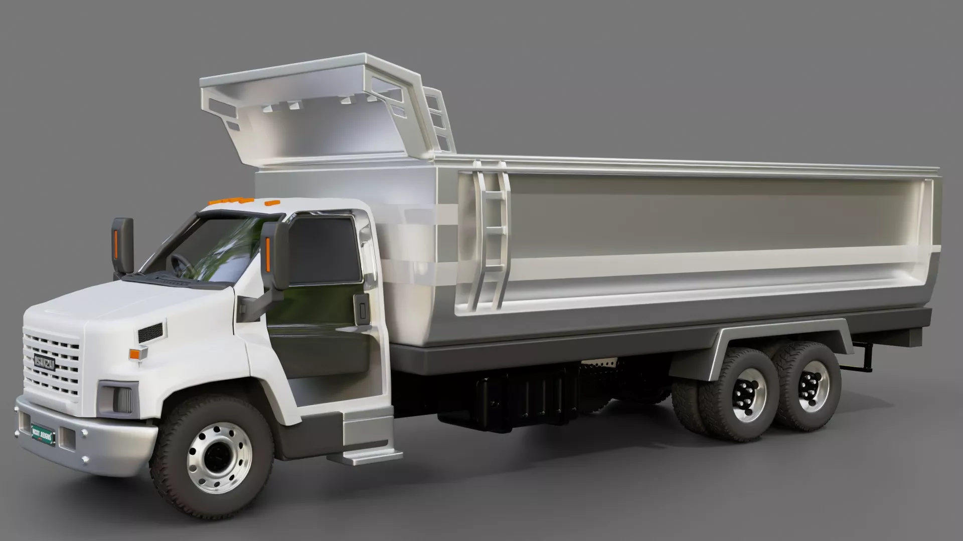 Isuzu H-Series Dump Truck 3D model