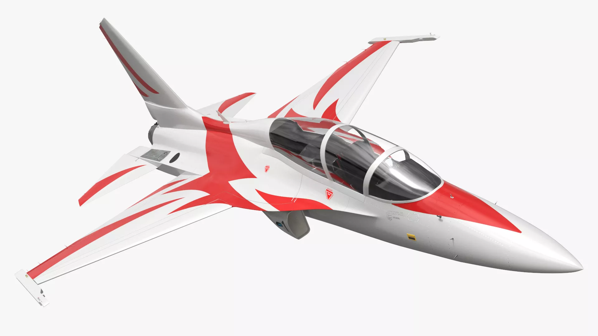 Tactical Training Fighter Rigged 3D model
