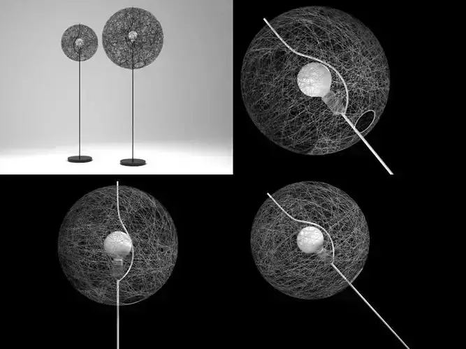Random Floor Light 3D model