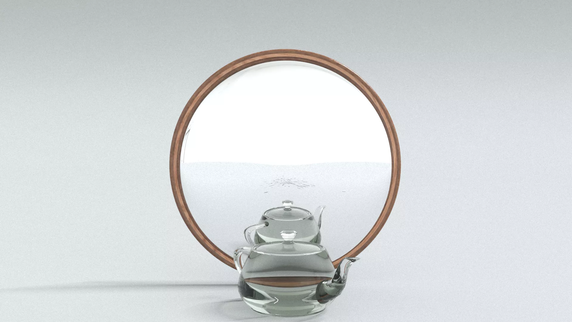 laos Round MIrror 3D model
