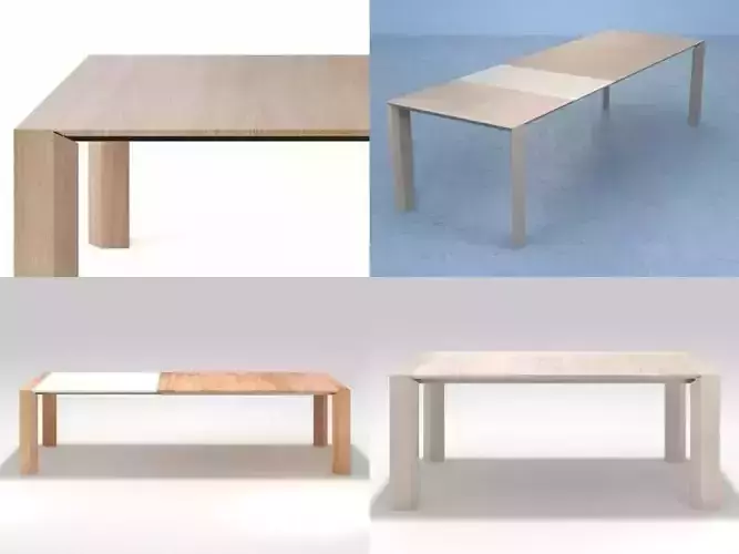 Ovaro four different dining tables
