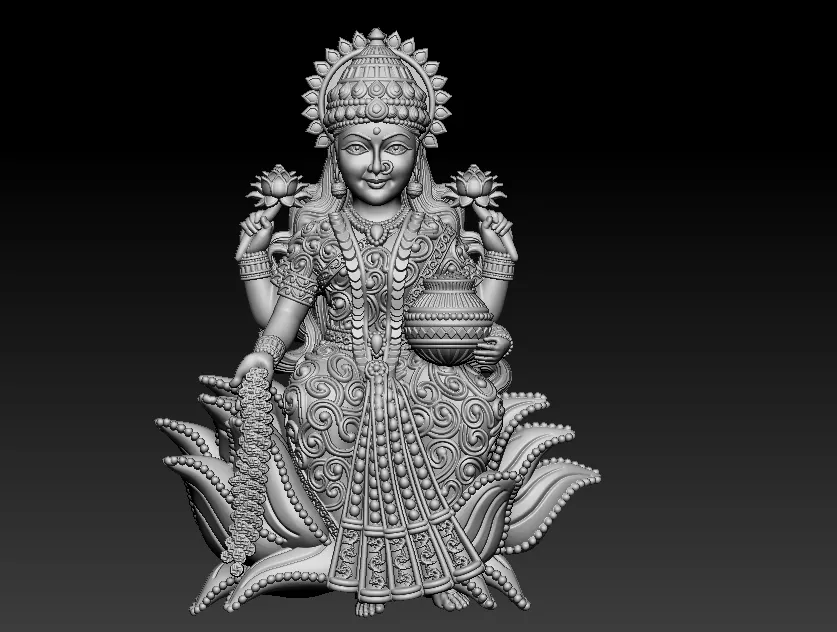 laxmi 3d unique model 3D print model