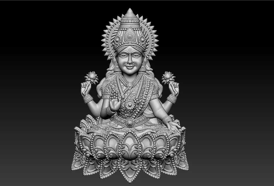 laxmi 3d unique model 3D print model