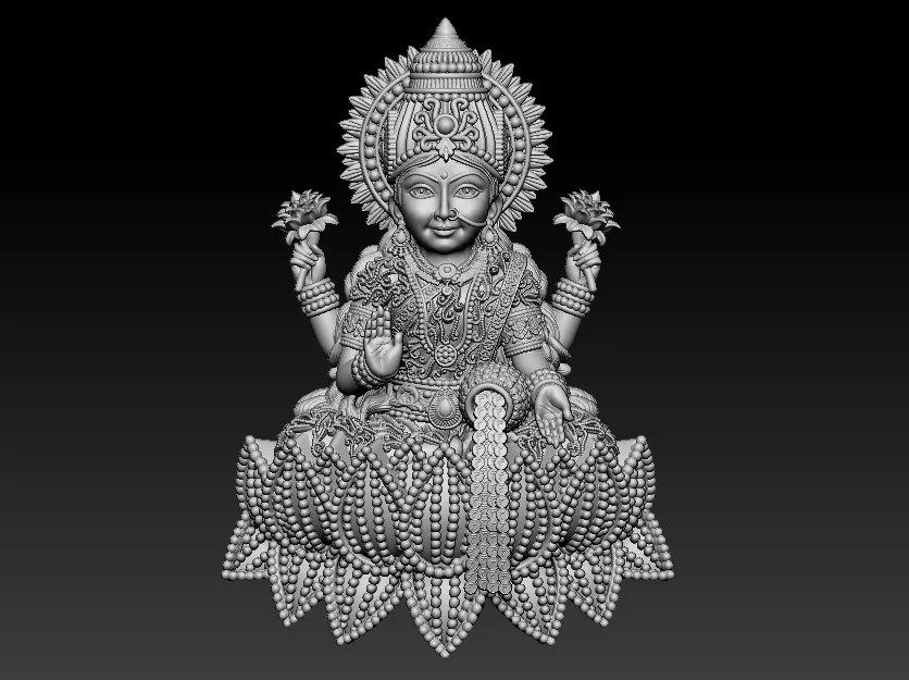 laxmi 3d unique model 3D print model