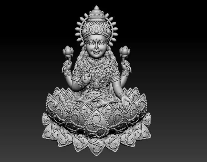laxmi 3d unique model 3D print model