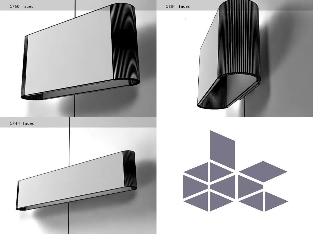 Solo Wall and Outdoor lamp 3D model_3