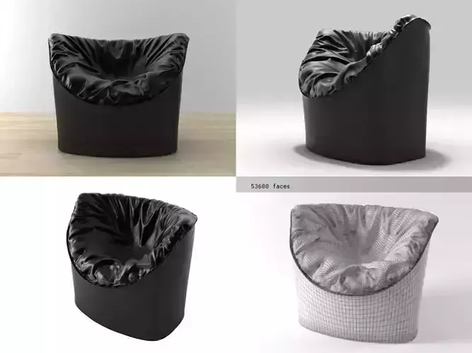 Crash bean bag chair
