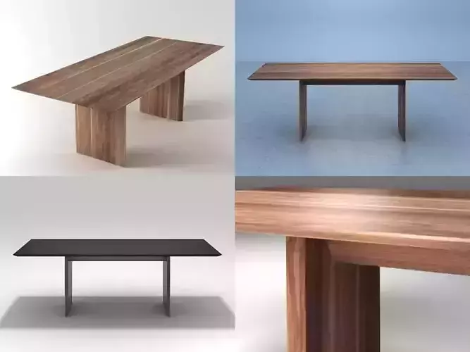 Aliano four tables 3D model
