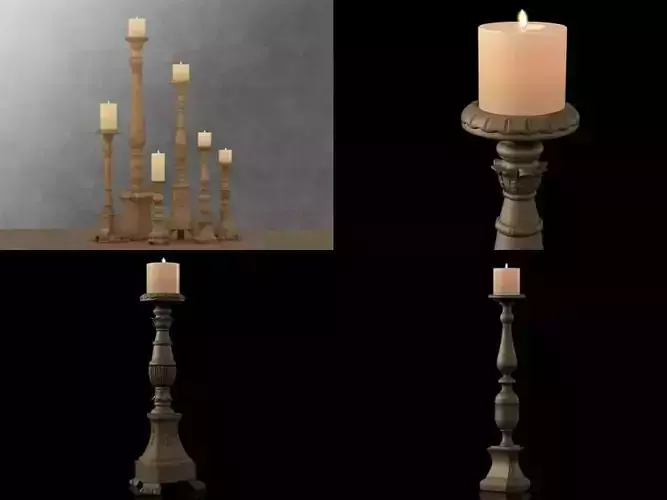Florentine Candlesticks