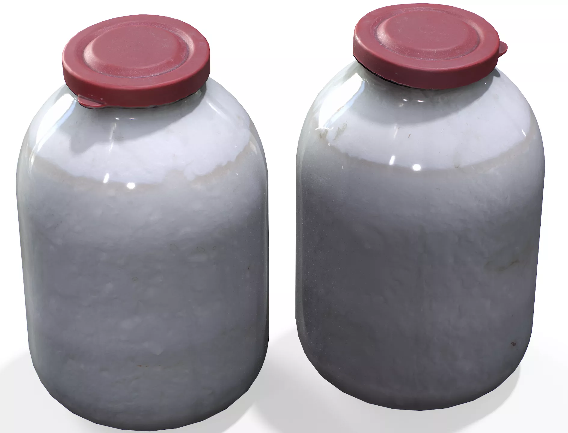 Spoiled Milk Jar - PBR Game Ready Low-Poly Low-poly 3D model