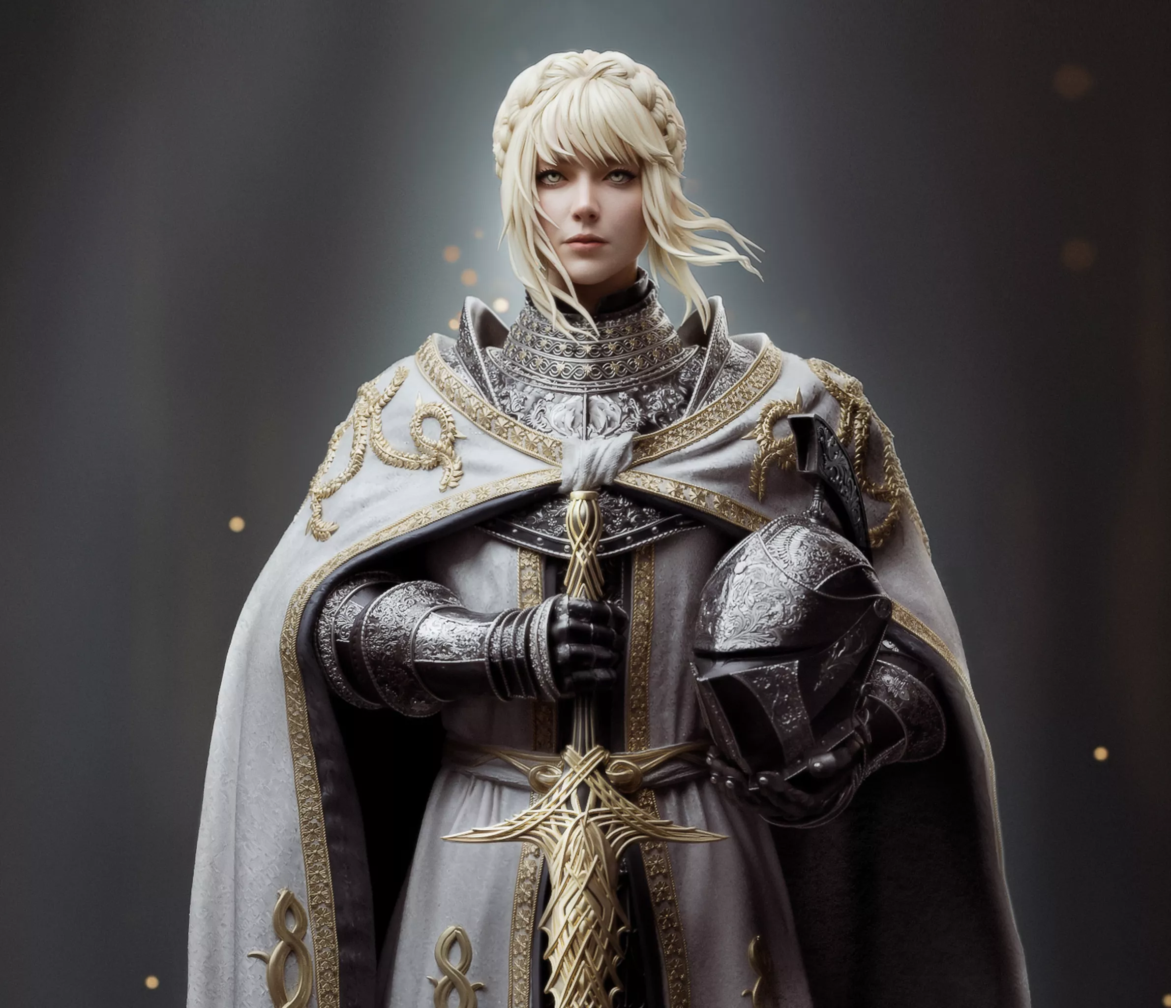 Needle Knight Leda Elden Ring Statue 3D Printable 3D print model