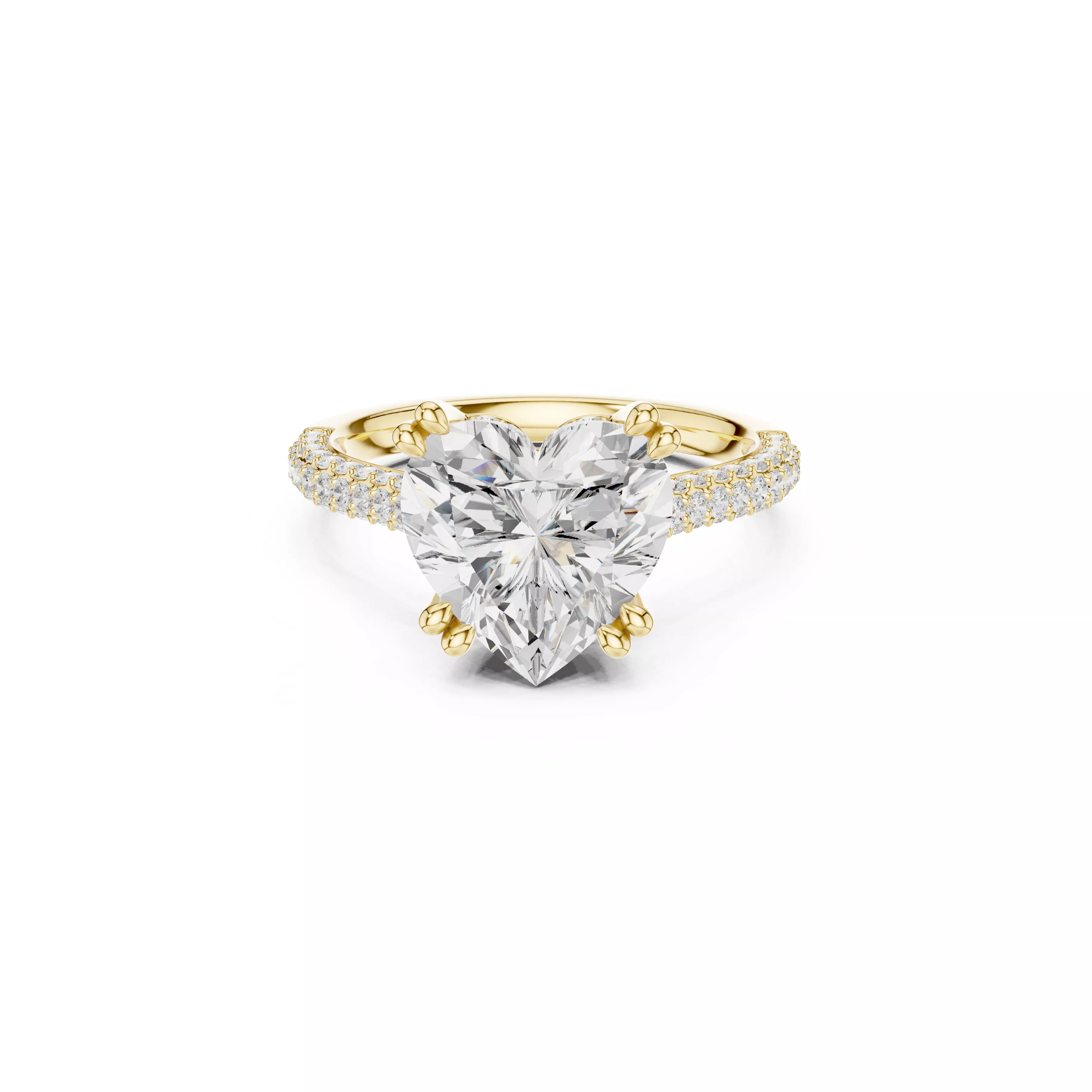 Buy Diamond Ring CAD Engagement Wedding Jewelry STL 3DM R4347 3D print model