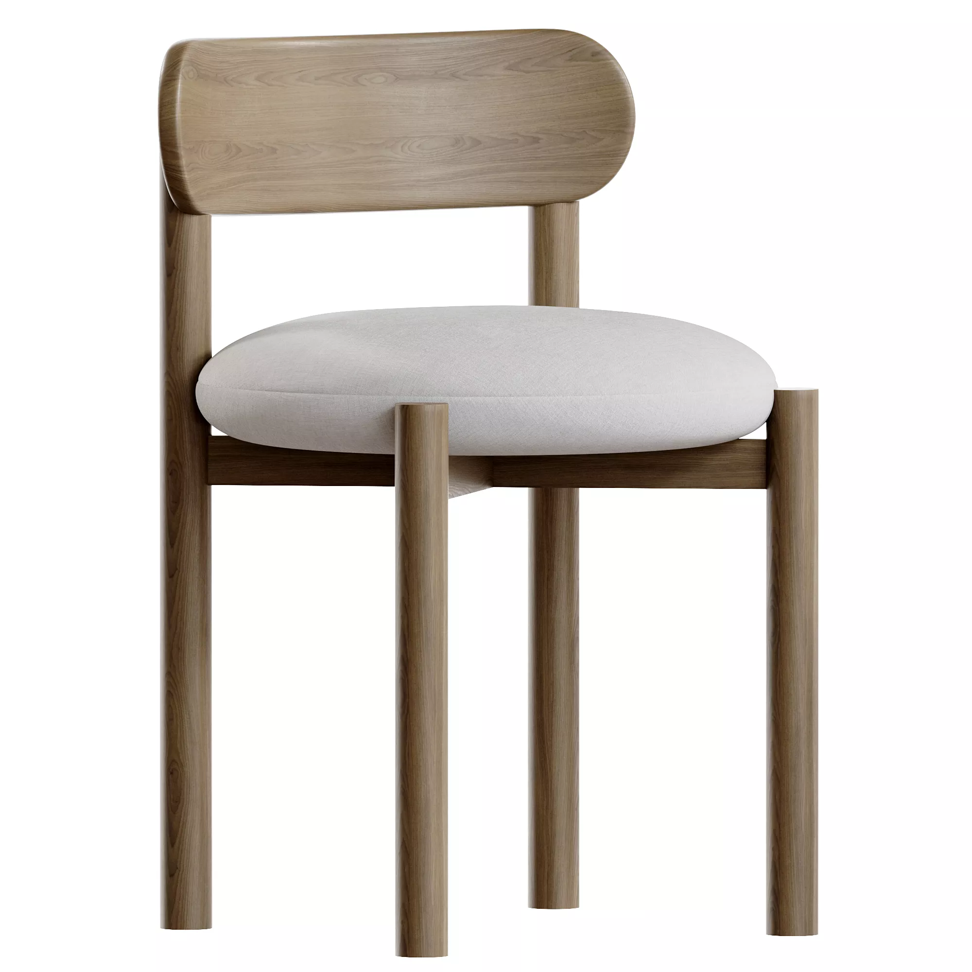 Nebai Chair Low-poly 3D model