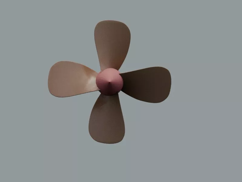 four bladed center propeller SS Olympic Free 3D model