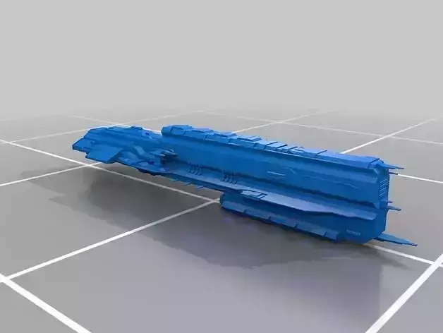 Eve Online - Caldari Battleships Rokh and Raven Free 3D print model
