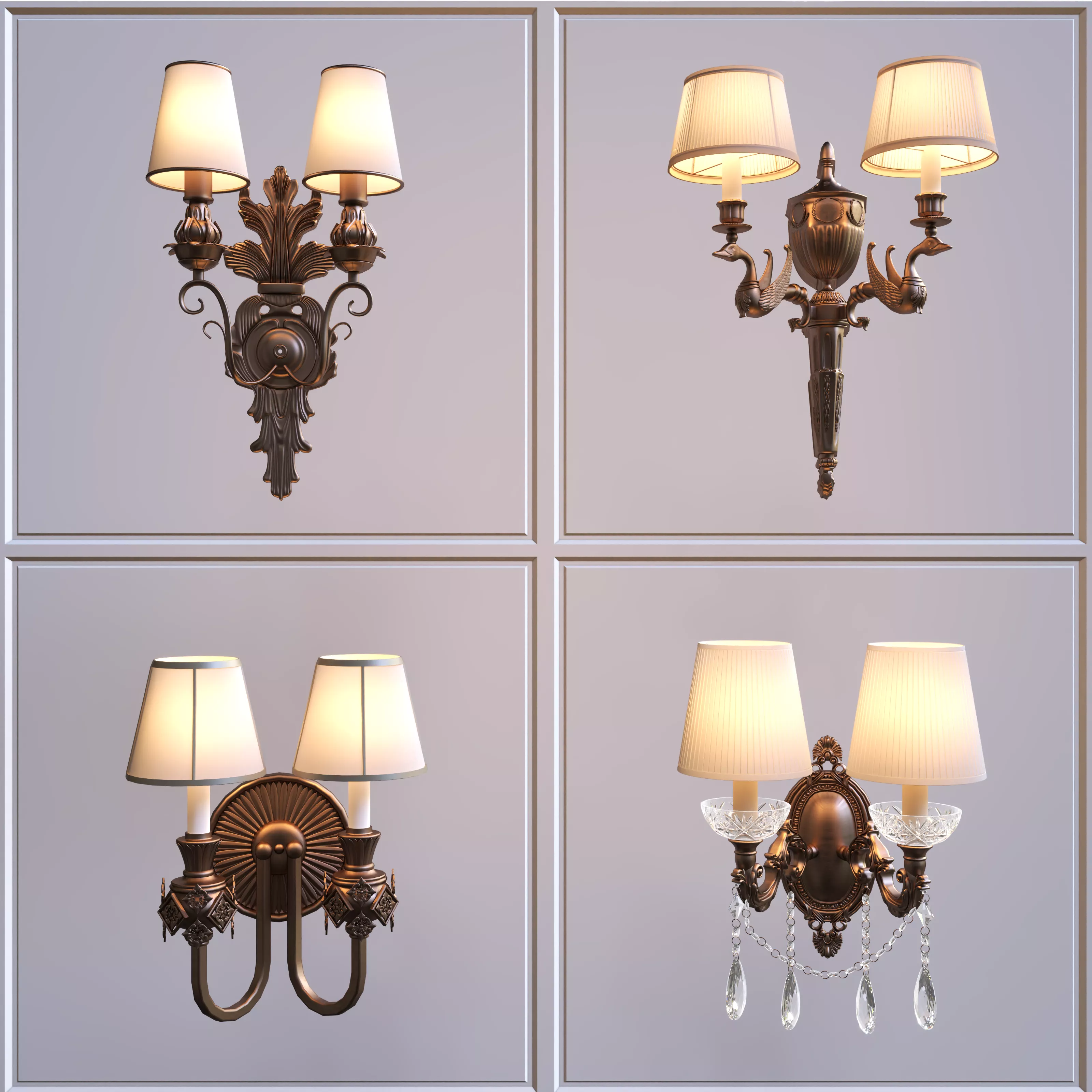 Wall Light 07 3D model