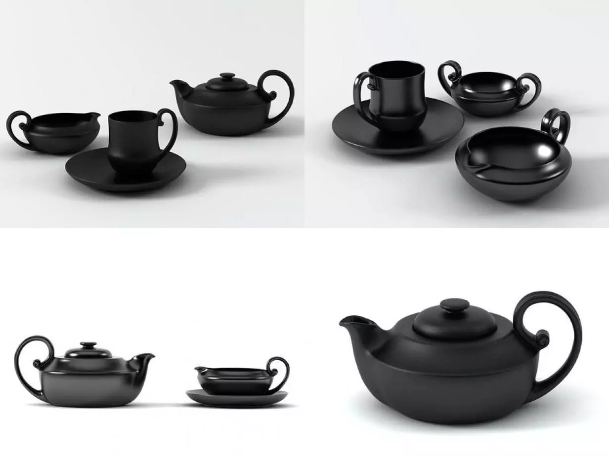 Storia set of bowls with handles 3D model_1