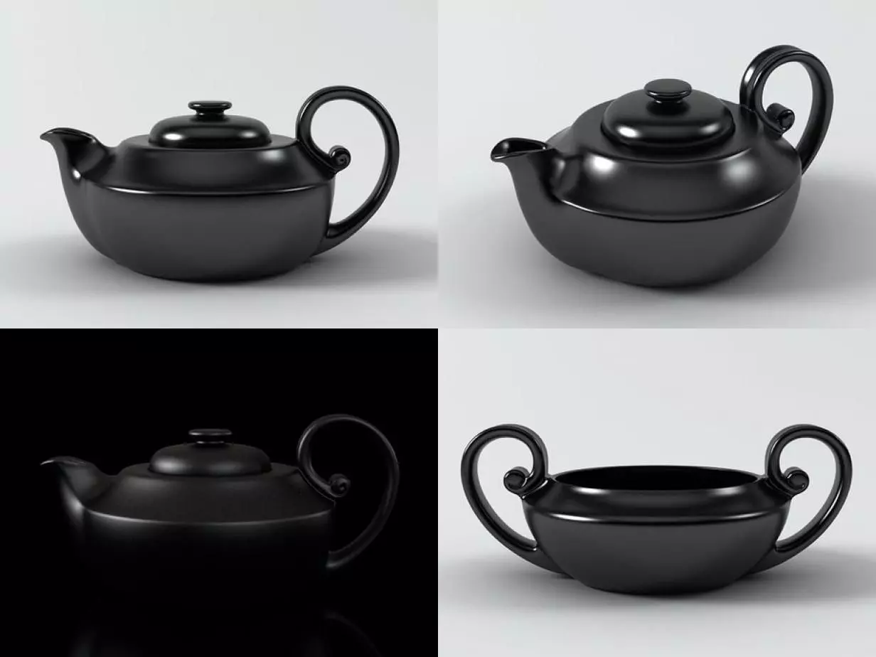 Storia set of bowls with handles 3D model_2