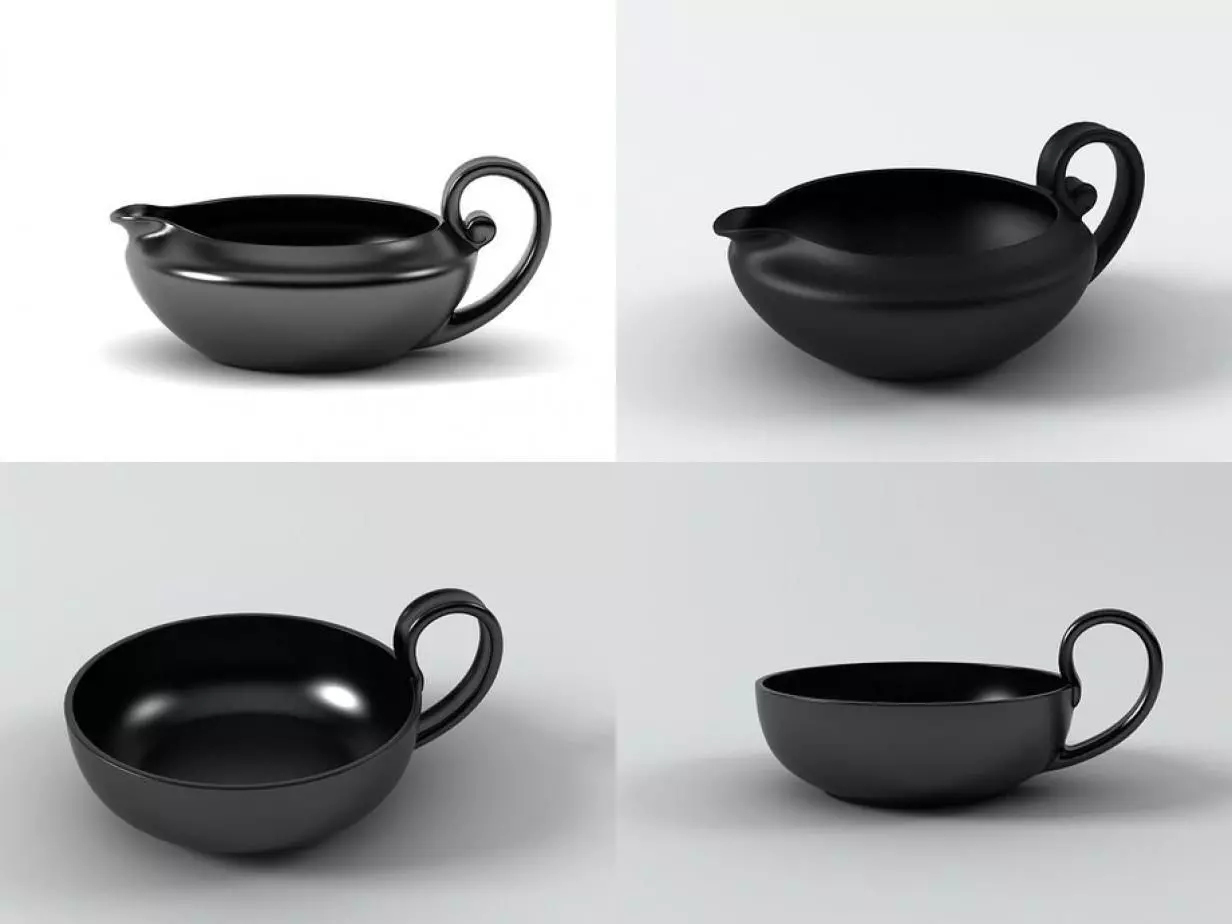 Storia set of bowls with handles 3D model_4