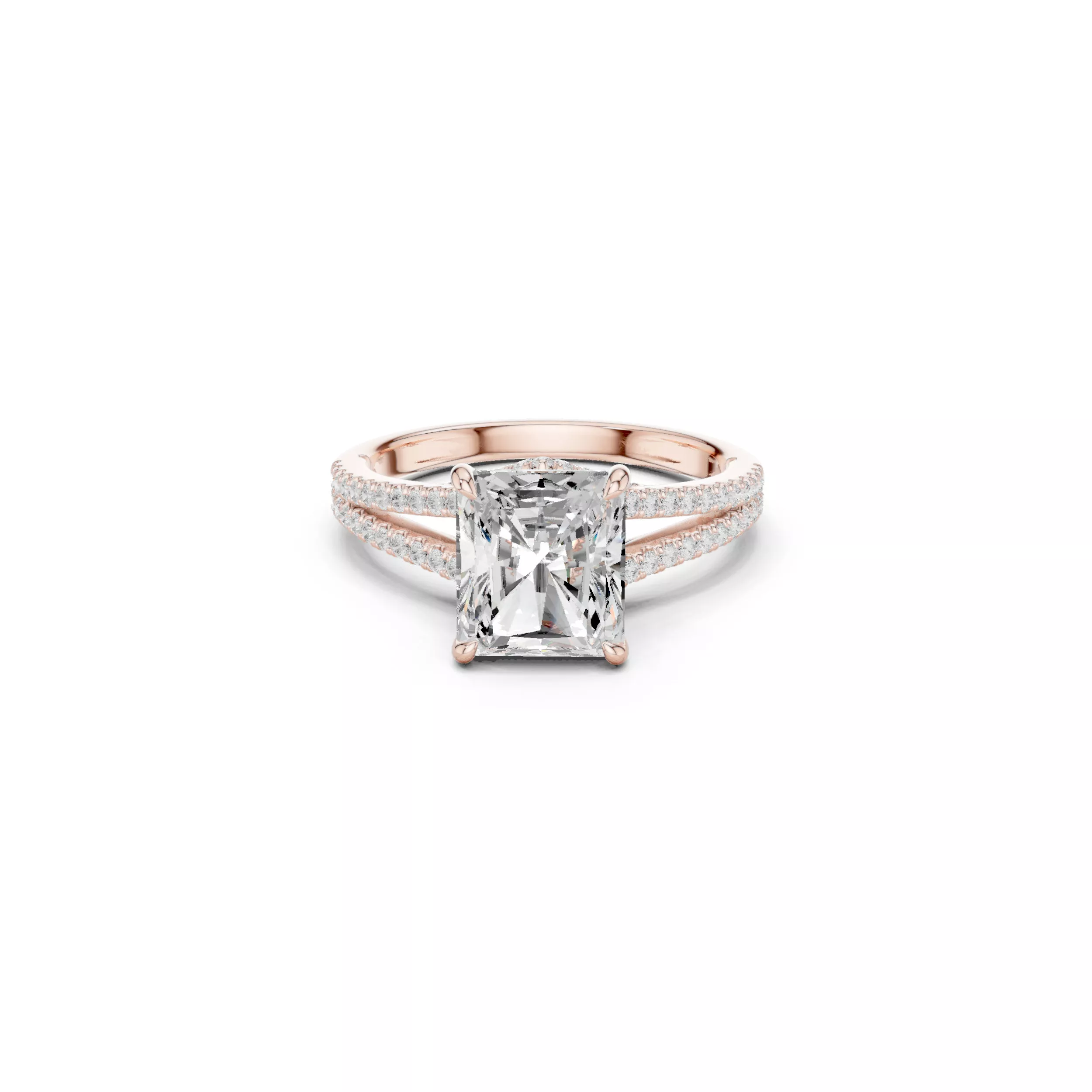 Buy Diamond Ring CAD Engagement Wedding Jewelry STL 3DM R3226 3D print model