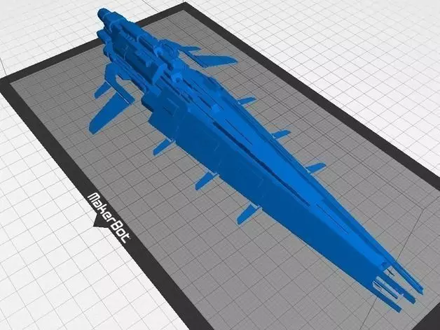 Minmatar Battlecruiser - Hurricane Free 3D print model
