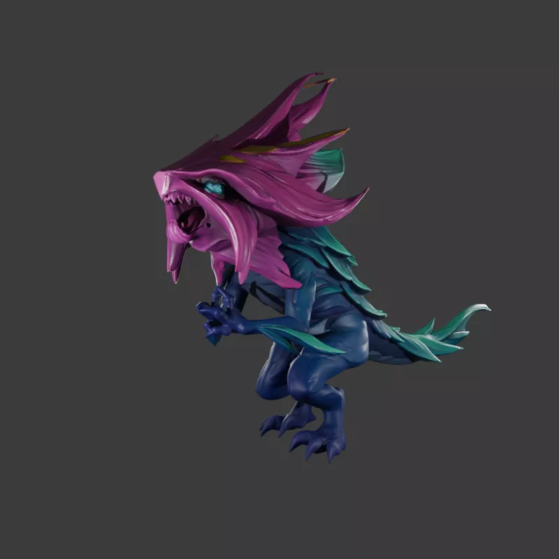 Scaled Lizard 3D model