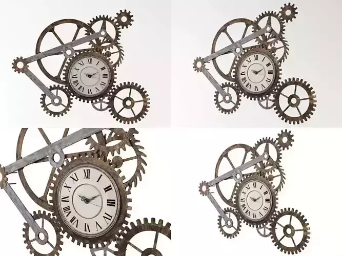 Clock Wall Sculpture