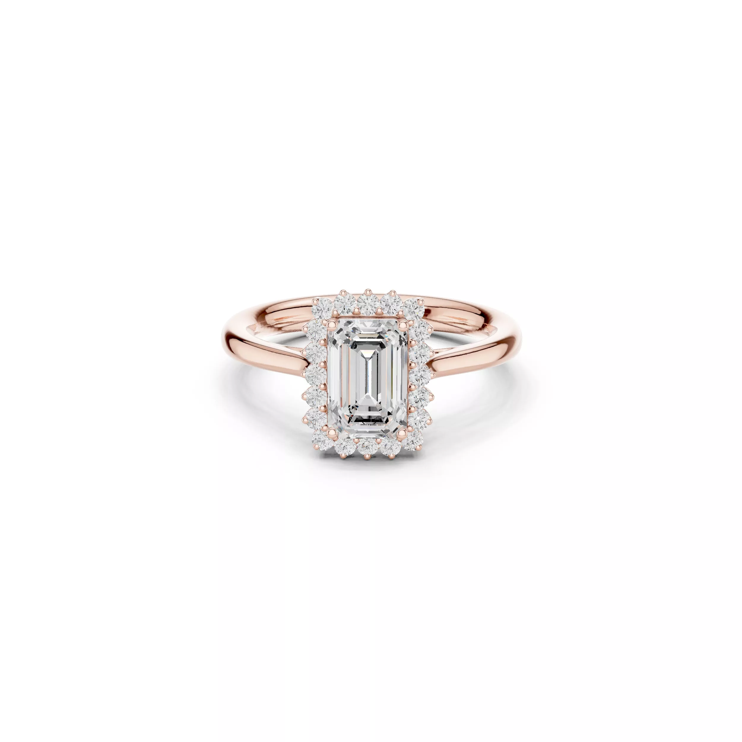 Buy Diamond Ring CAD Engagement Wedding Jewelry STL 3DM R3630 3D print model