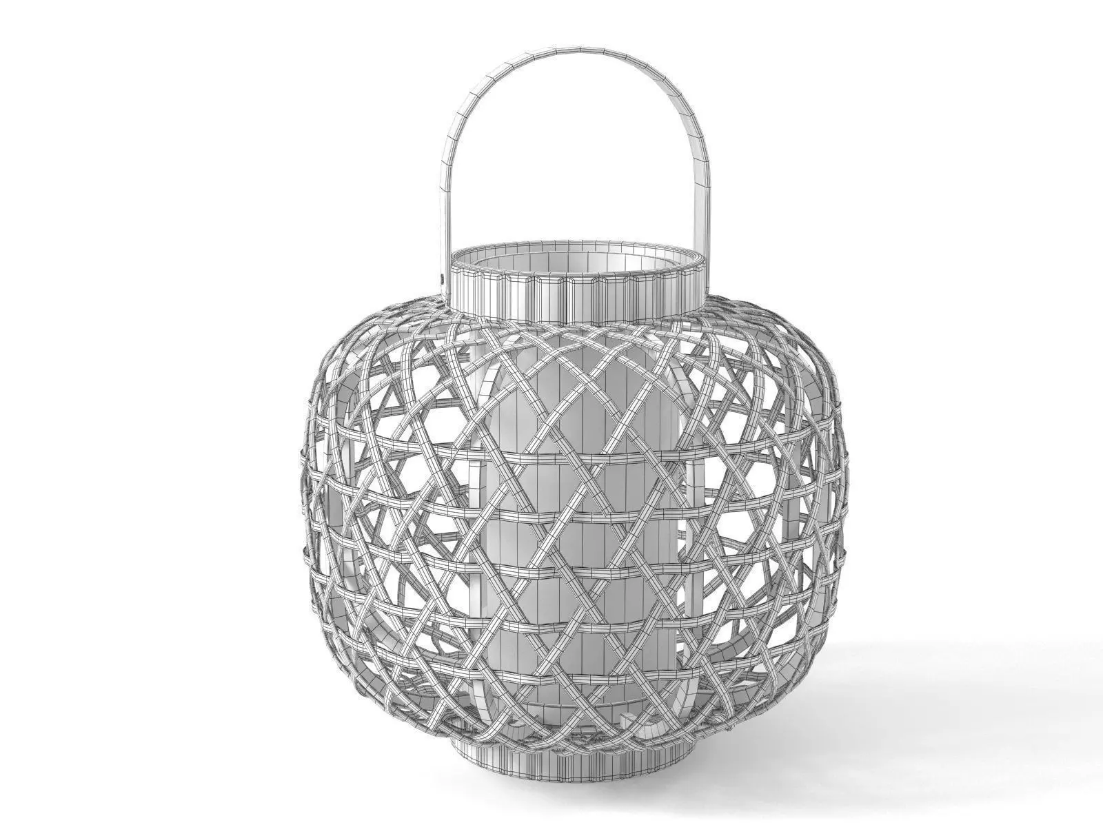 Savana lanterns 3D model_4