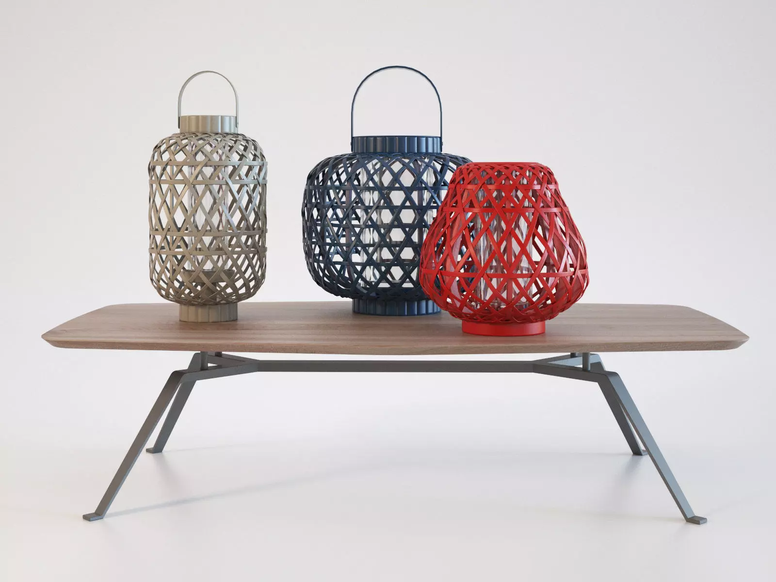 Savana lanterns 3D model_1